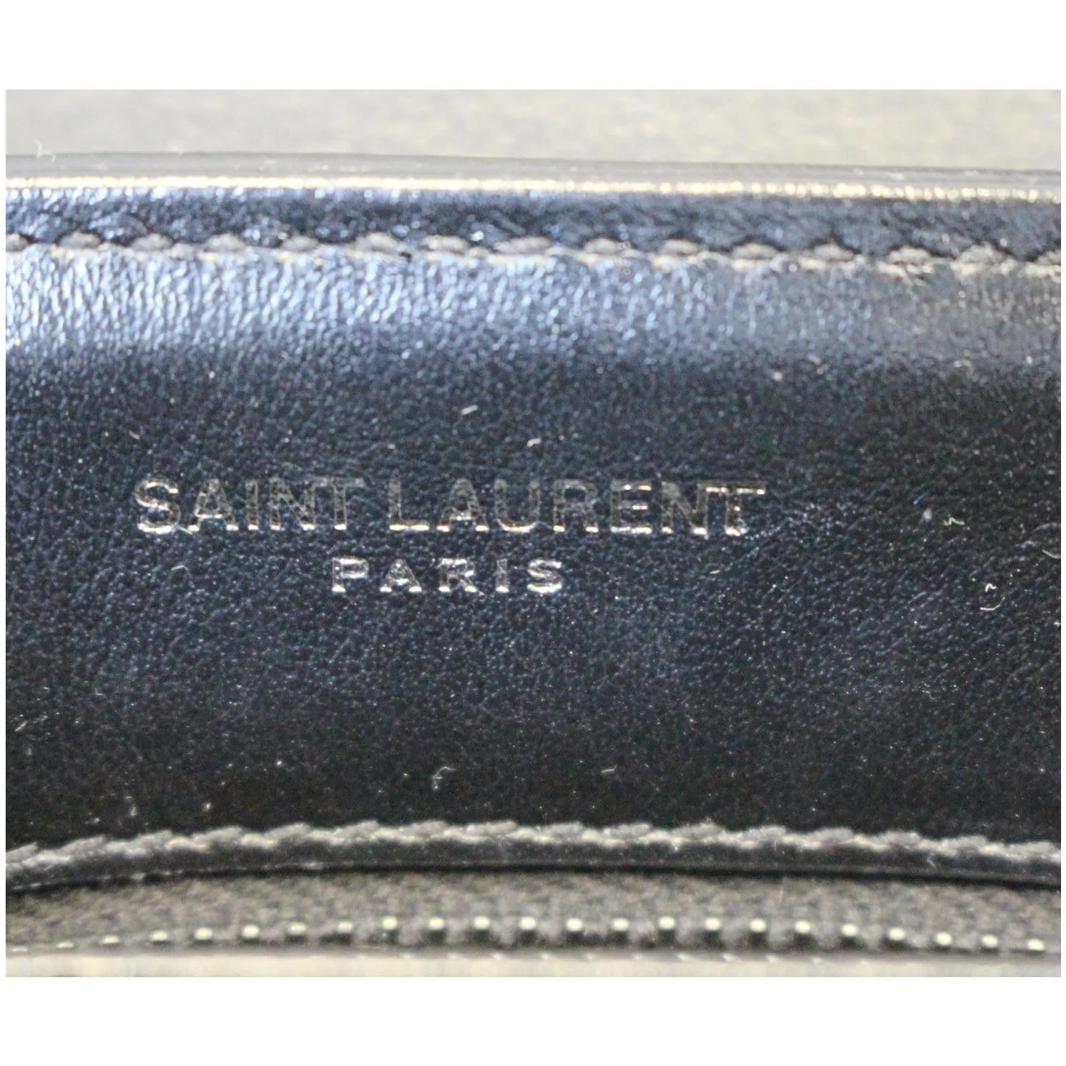 YVES SAINT LAURENT Matelasse Loulou Monogram Calfskin Shoulder Bag Black
