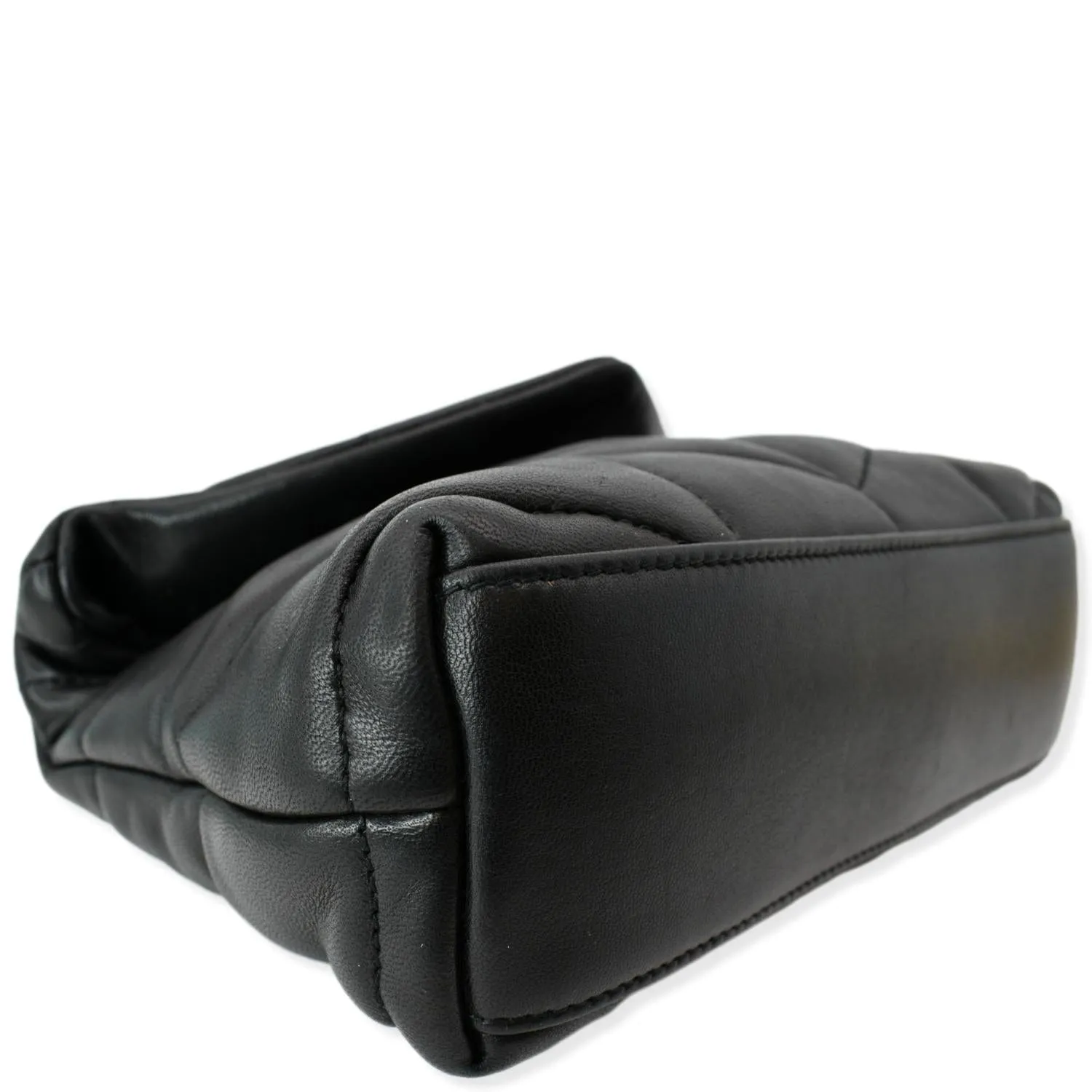 YVES SAINT LAURENT Mini Loulou Puffer Leather Crossbody Bag Black - Hot Deals