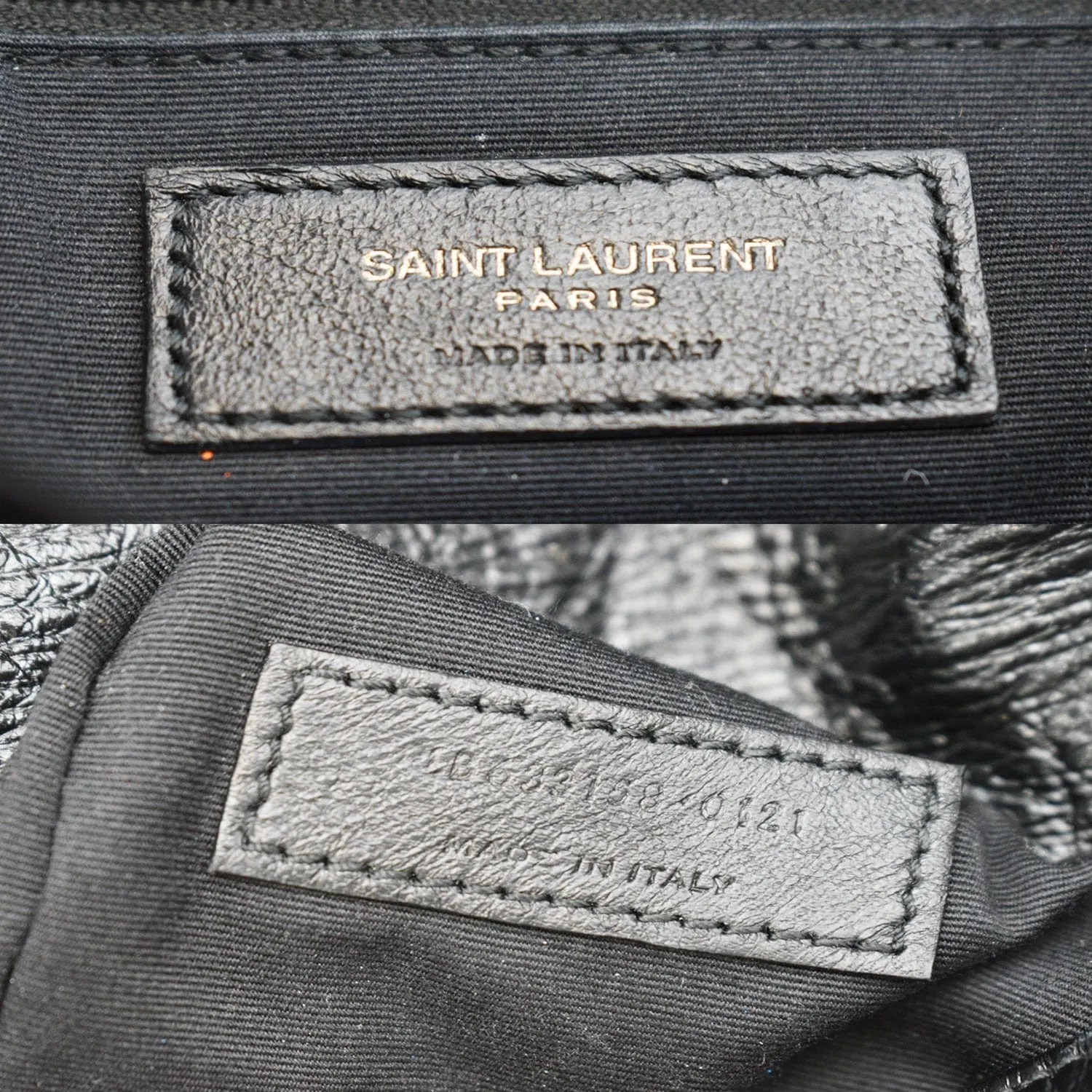 YVES SAINT LAURENT Niki Medium Leather Crossbody Bag Black - New Year Deals