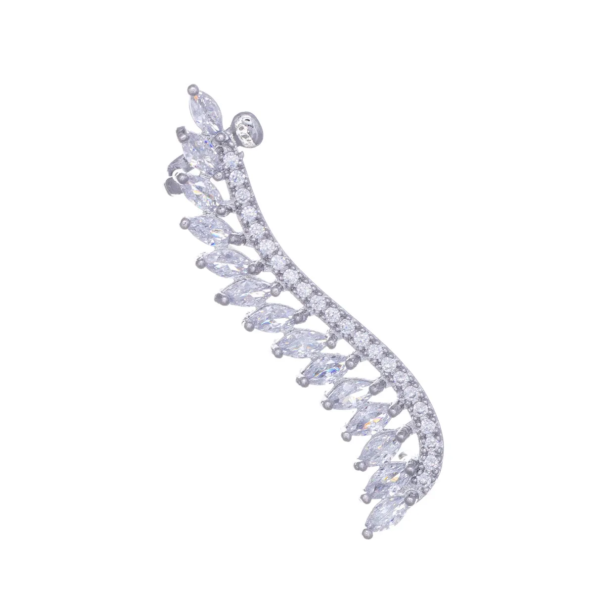 Zirkonia siipi statement rustokoru ear cuff 1kpl
