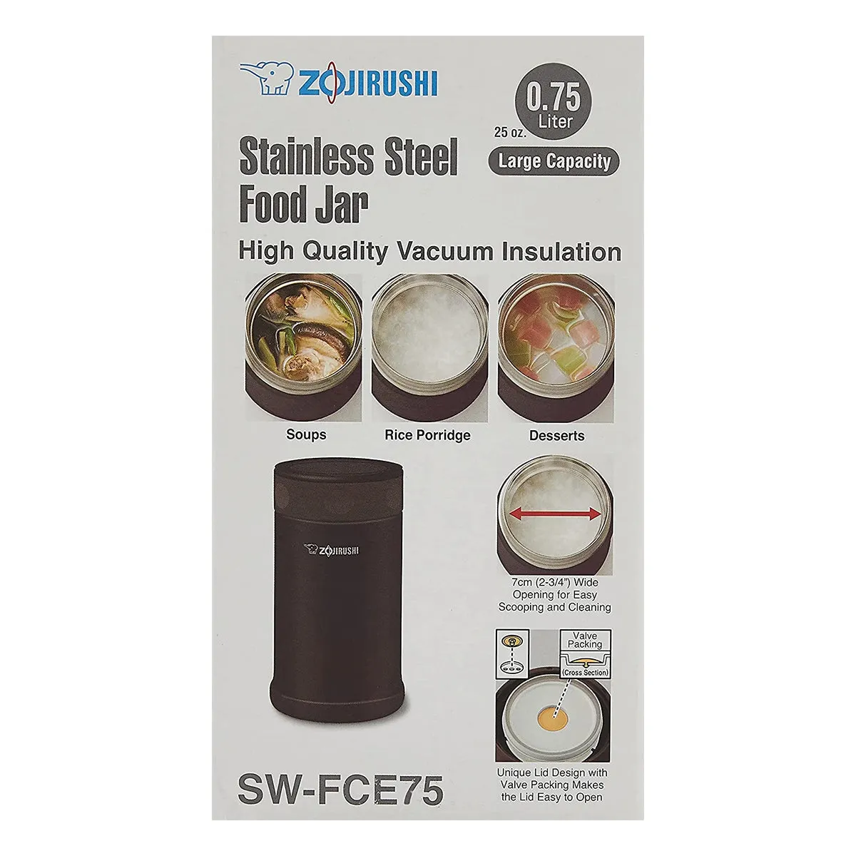Zojirushi Stainless Steel Vacuum Food Jar - 25oz